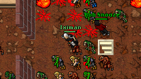 Iximan on screen