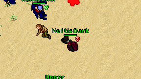 Neftis Dark on screen