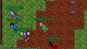 Knighty Eye on screen