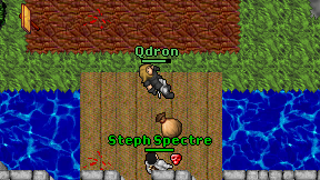 Qdron on screen