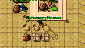 Mercenary Haazen on screen