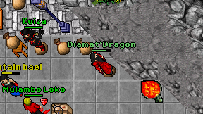 Diamat'Dragon on screen