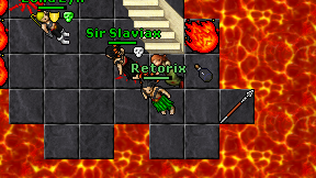 Retorix on screen