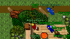 Alpha Pyro on screen