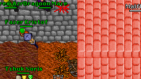 Dragoon Mace on screen