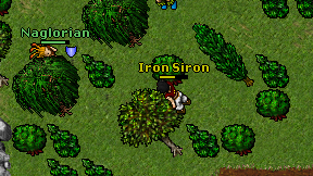 Iron Siron on screen