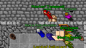 Hero fon obsidia on screen