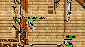 Warrior kinaght on screen