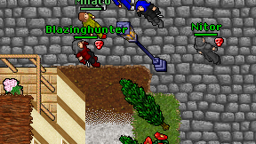 Blazinghunter on screen