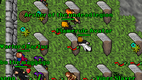 Flamerule Avatar on screen