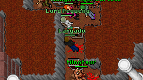 Largado on screen