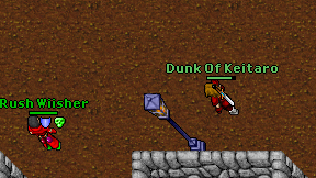 Dunk Of Keitaro on screen