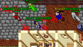 Lady charlete on screen