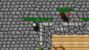 Baldurs Sword on screen