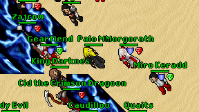 King Darknes on screen