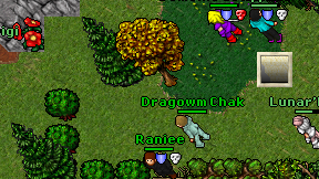 Dragowm Chak on screen