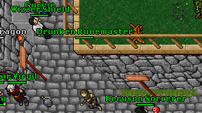 Drunken Runemaster on screen