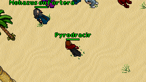 Pyrodracir on screen