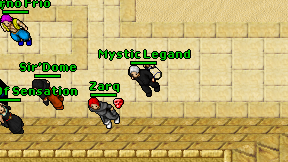 Mystic Legand on screen