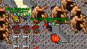 Dre-Dragon Knight on screen