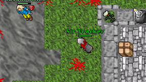 Sir Tracker on screen