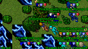 Douhan inferno on screen