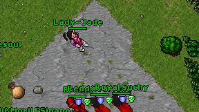 Lady-Jade on screen