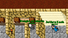 Knight of oloria on screen