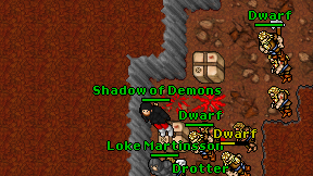 Shadow of Demons on screen