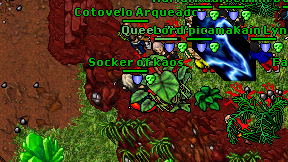 Socker of kaos on screen