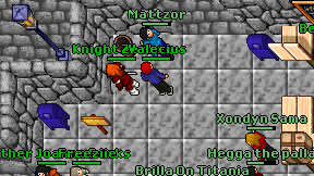 Maciet Master Knight on screen