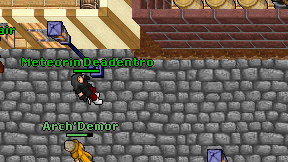 Meteorin Deadentro on screen