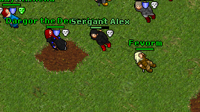 Sergant Alex on screen