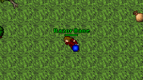 Razor Bane on screen