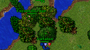 Cocodrilo rage on screen