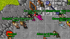 Half-Moon Striker on screen