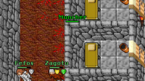Muncher on screen