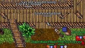 Greenshadow on screen