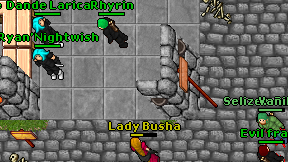 Lady Busha on screen