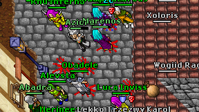 Aziora on screen