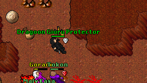Dragoon Giuru Protector on screen