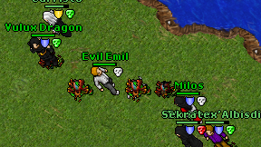 Evil Emil on screen