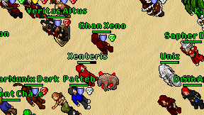 Xenteris on screen