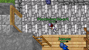 Platinium Heart on screen