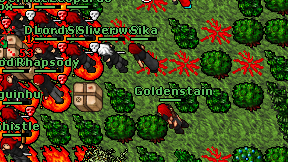 Goldenstain on screen
