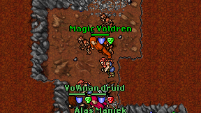 Magic Voldren on screen