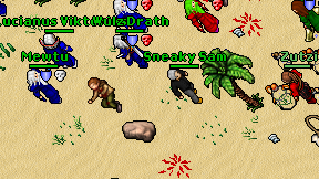 Sneaky Sam on screen