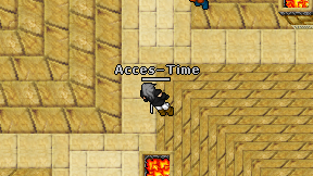 Acces-Time on screen