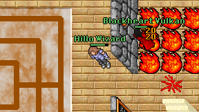 Hillo Wizard on screen