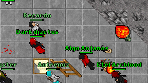 Dark dizetus on screen